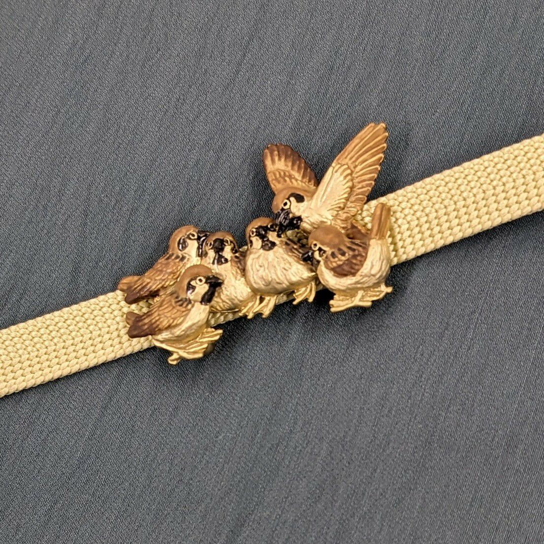 金城 一國斎 七十一歳作 頓青 帯留め 一國齋 着物 和装小物（七代 金城 