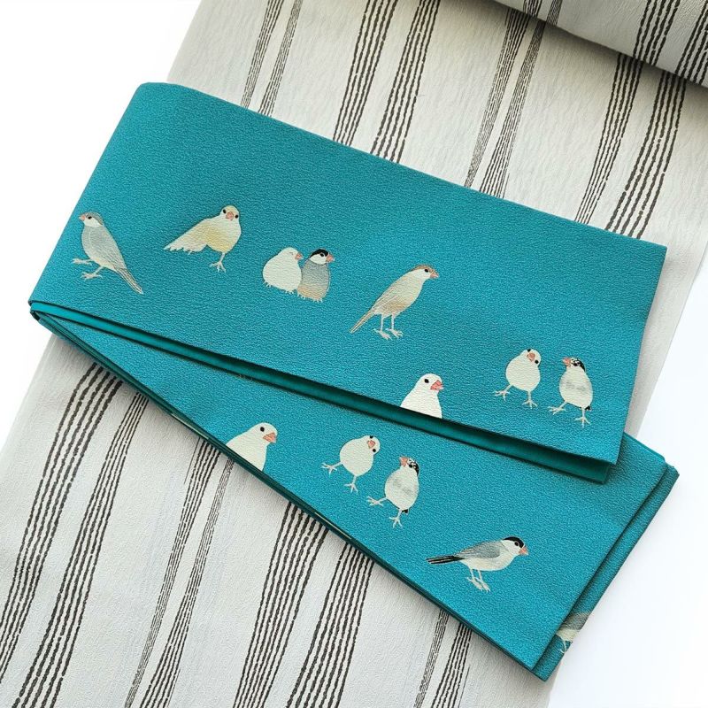 ふりふ 半幅帯 虹鳥マリン ふりふ虹鳥マリン半幅帯