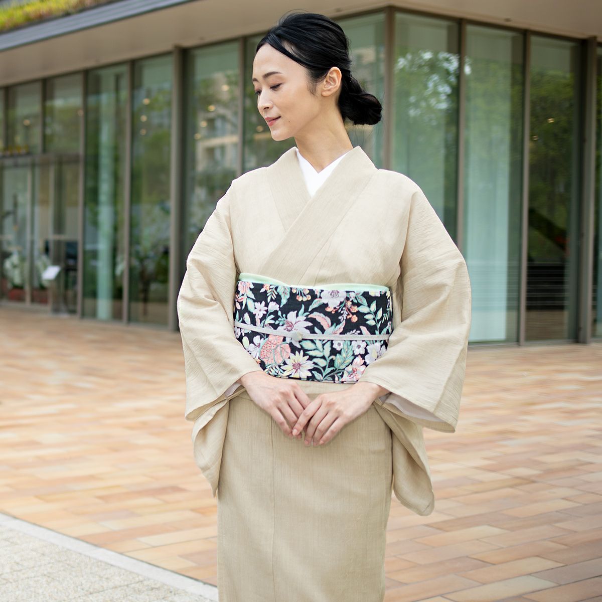 着物 反物 生地 着尺 毛 運ぶ リメイク ハンドメイド ⑥