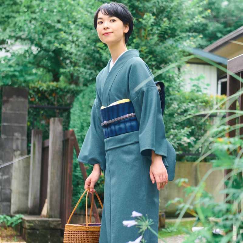 ☆20％OFF☆【CHIKUMO-千雲-】3シーズンOK！ 単衣 洗える着物