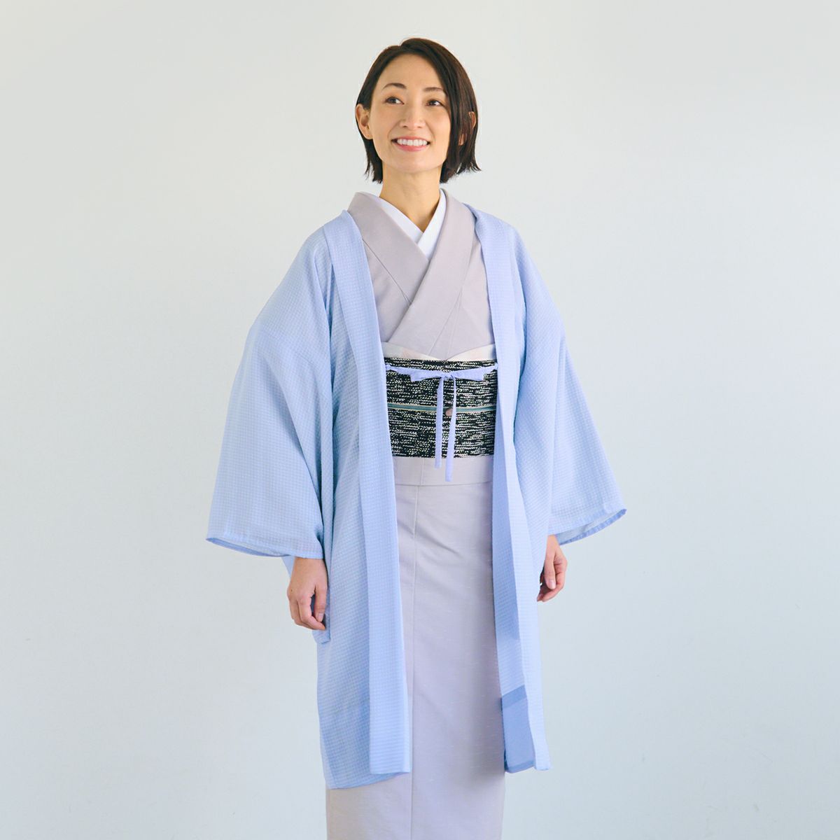 ☆50％OFF☆【くるり】デニム着物 DressSlub(ドレススラブ) グレー 