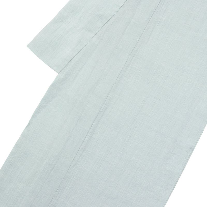 CHIKUMO-千雲-】洗える夏きもの 麻楊柳/錆青磁 近江ちぢみ くるり