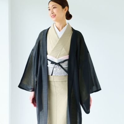 セール 京やM389 特選和装コート 正絹 道中着 身丈94cm 着物