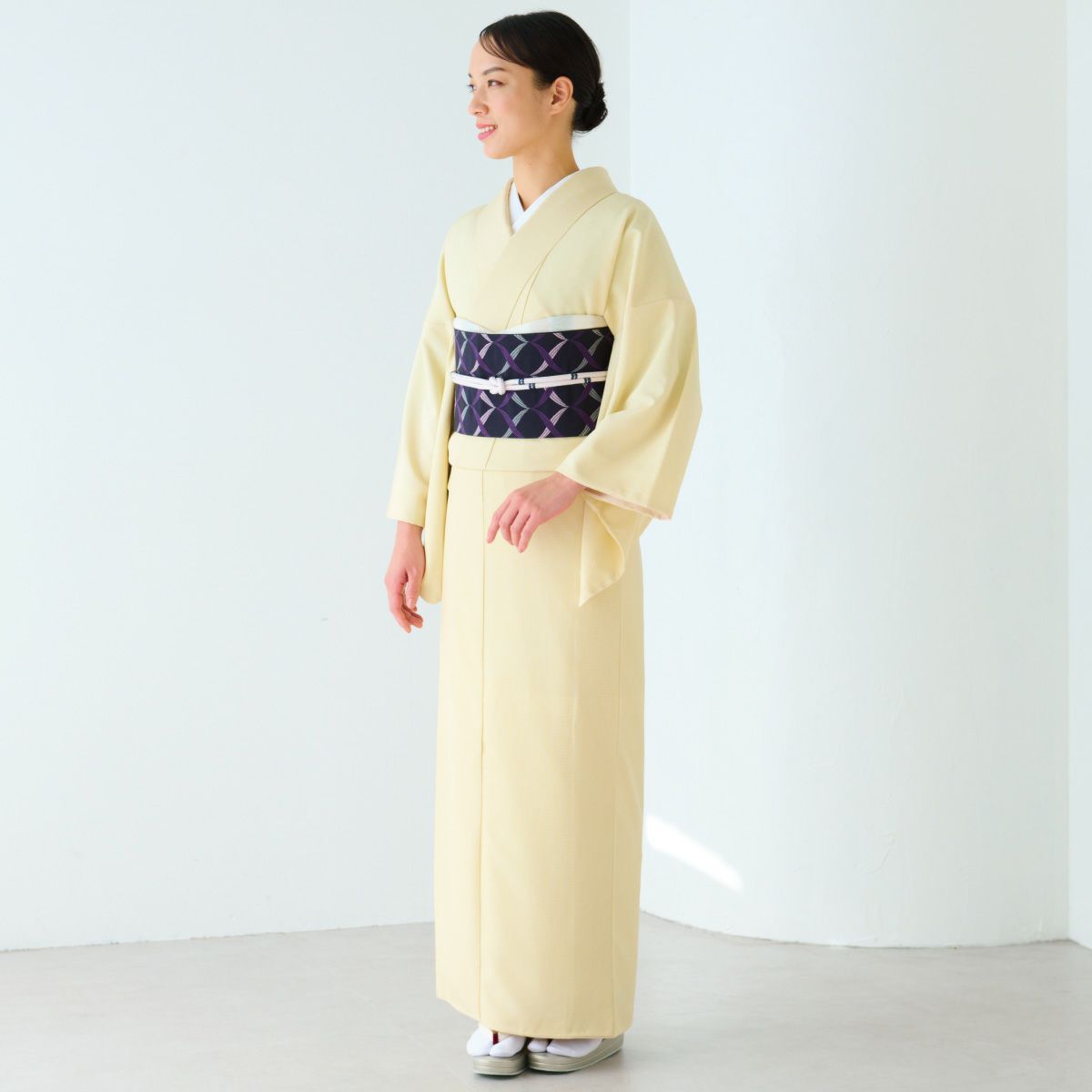 ☆25％OFF☆【CHIKUMO-千雲-】洗える着物 東レシルック江戸小紋 角通し 