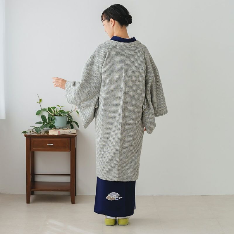 【no】新品未使用　ビアズリー　リネン羽織り　チャコールグレー no】新品未使用 ビアズリー リネン羽織り チャコールグレー 新品未使用