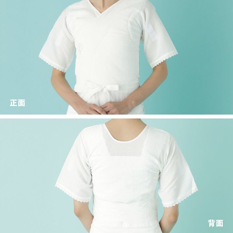 たかはしきもの工房　くノ一 麻子(くのいちあさこ) Lサイズ 汗取りと涼しさをもった補整肌着：くノ一 麻子(くのいちあさこ