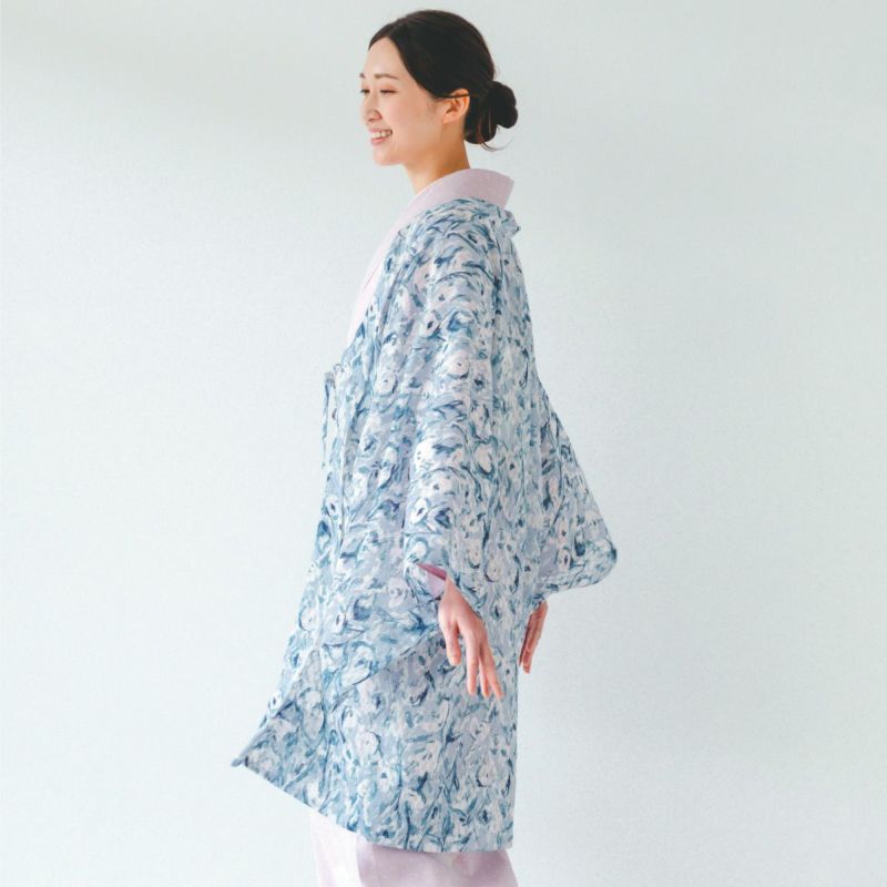 CHIKUMO-千雲-】洗える薄羽織 フラワー くるり｜着物屋くるり 公式通販