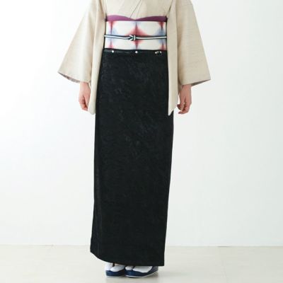 くるり 二部式 襦袢 市松模様 グレー Sサイズ くるり 二部式 襦袢 市松